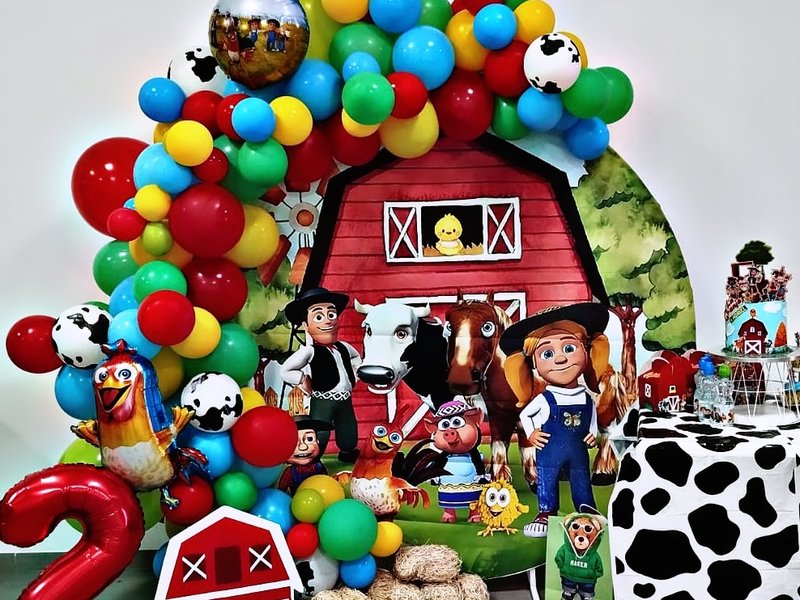 ARO INFANTIL CON FONDO DE IMAGEN